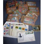 Various early 20th century stamps etc. to include British Honduras, Bermuda, British Solomon
