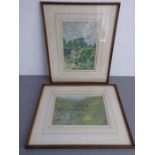 Two Hogarth framed and glazed Lionel Edwards colour hunting prints; each signed in pencil in the