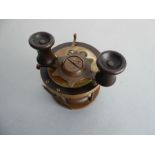 A Plfueger 'Templar' big game fishing reel; Williams handle-drag mark and bulldog motif, the