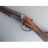 An AYA  No. 4 12 bore shotgun; serial number 549938; 28" barrels, ½ and ½ chokes, 14 ½" stock