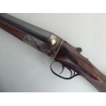 An AYA  No. 4 12 bore shotgun; serial number 562574; 28" barrels, ½ and ½ chokes, 14 ¾" stock