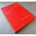 A hardback volume 'Scattered Scarlet' by Will H. Ogilvie, c. 1925, illustrated by Lionel Edwards,