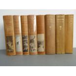 Eight volumes from the Lonsdale Library, five with dust jackets (Vols 2, 3, 4, 7, 8, 10, 17 and