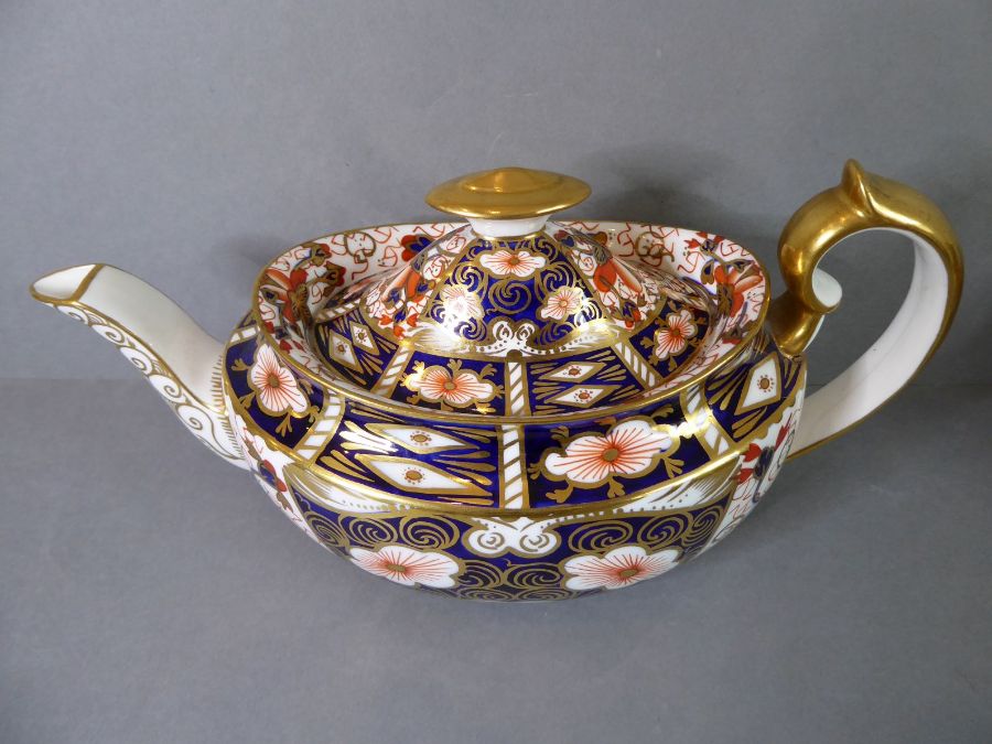 Royal Crown Derby tea and coffee wares; hand gilded and decorated in the Imari palette and - Image 10 of 18