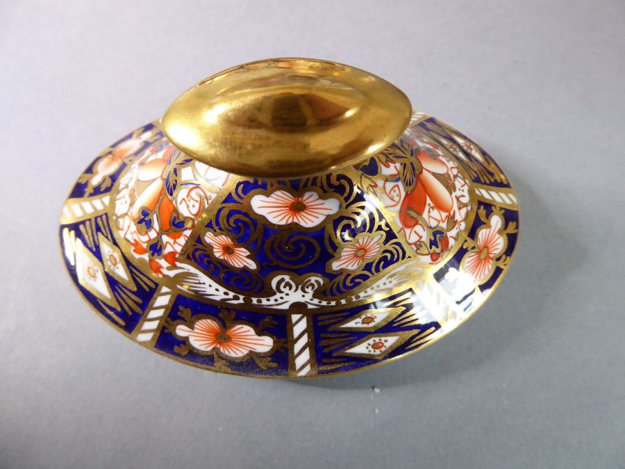 Royal Crown Derby tea and coffee wares; hand gilded and decorated in the Imari palette and - Image 12 of 18