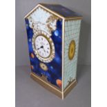 A Royal Worcester limited edition (384 of 2,000) 'Millennium Clock' (22.5cm high)