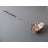 A 19th century silver toddy ladle, French duty marks
