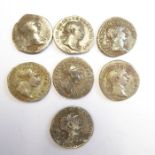 Ten Trajan denarii from the Lincolnshire 2018 hoard. (Rome mint). (Brit. Mus. cat. # 153 and 155-