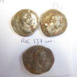 Ten Hadrian denarii from the Lincolnshire 2018 hoard. (Rome mint). (Brit. Mus. cat. # 239 and 241-