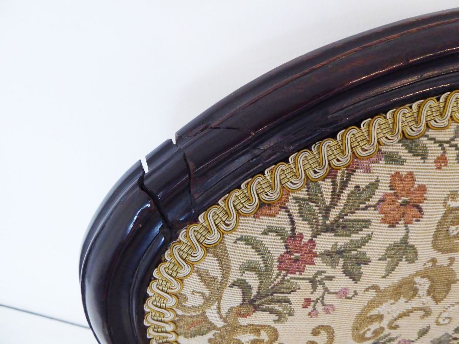 A late 18th century mahogany and upholstered open armchair in the style of John Linnell; the arms - Image 5 of 9