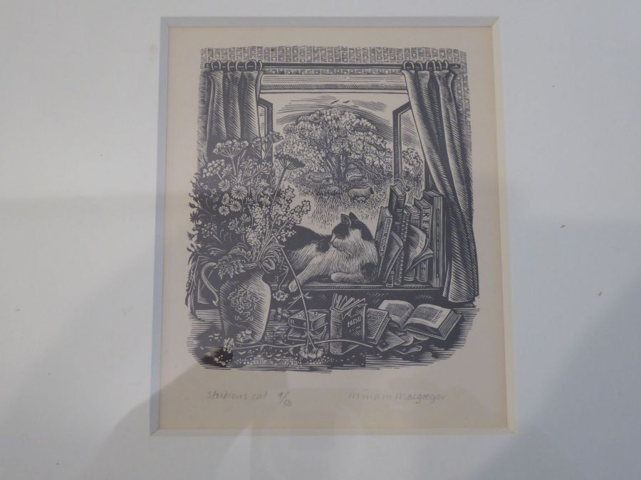 *A varied selection of framed and glazed etchings etc. to include 'An Artist's Proof, High Street, - Image 6 of 6