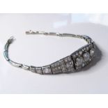 A fine Art Deco diamond bracelet