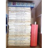 Twenty-six softback editions of  Argosy Magazine (1950s into 1960) and a fine binding of The