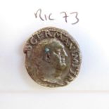 Seven Vitellius denarii from the Lincolnshire 2018 hoard. (Rome mint). (Head of Vitellius, laureate