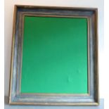 A large gilt-framed green baize pinboard (frame size 106cm x 92.5cm, recess size 82 x 69.5cm)