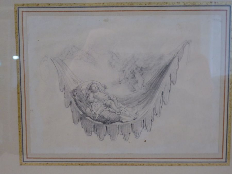 19th century French School, after the 18th century Old Masters, a series of six various studies of - Image 4 of 6
