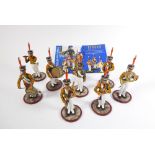 Sineus miniatures: hand-decorated set of Orchestra of the Life-Guard Preobragenskyi Regiment, Russia