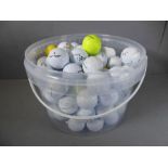 100 golf balls, mainly 'Titliest', clean and in good order