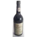 A bottle of Gould Campbell 1977 vintage port