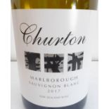 18 bottles of Churton 2017 –  Marlborough - Sauvignon Blanc