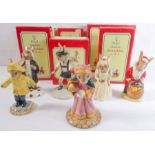 Six Royal Doulton Bunnykins figures (boxed)