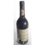 A bottle of SWC (Smith Woodhouse & Co) 1977 vintage port