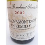 A bottle of Chassagne-Montrachet en Remilly 2002 - Bouchard