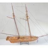 A handmade model of the Dallas Revenue cutter (New York 1815) (3)