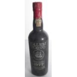 A bottle of Calem 1977 vintage port