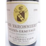 3 bottles of Les Varonniers 1998  – Crozes-Hermitage – Chapoutier