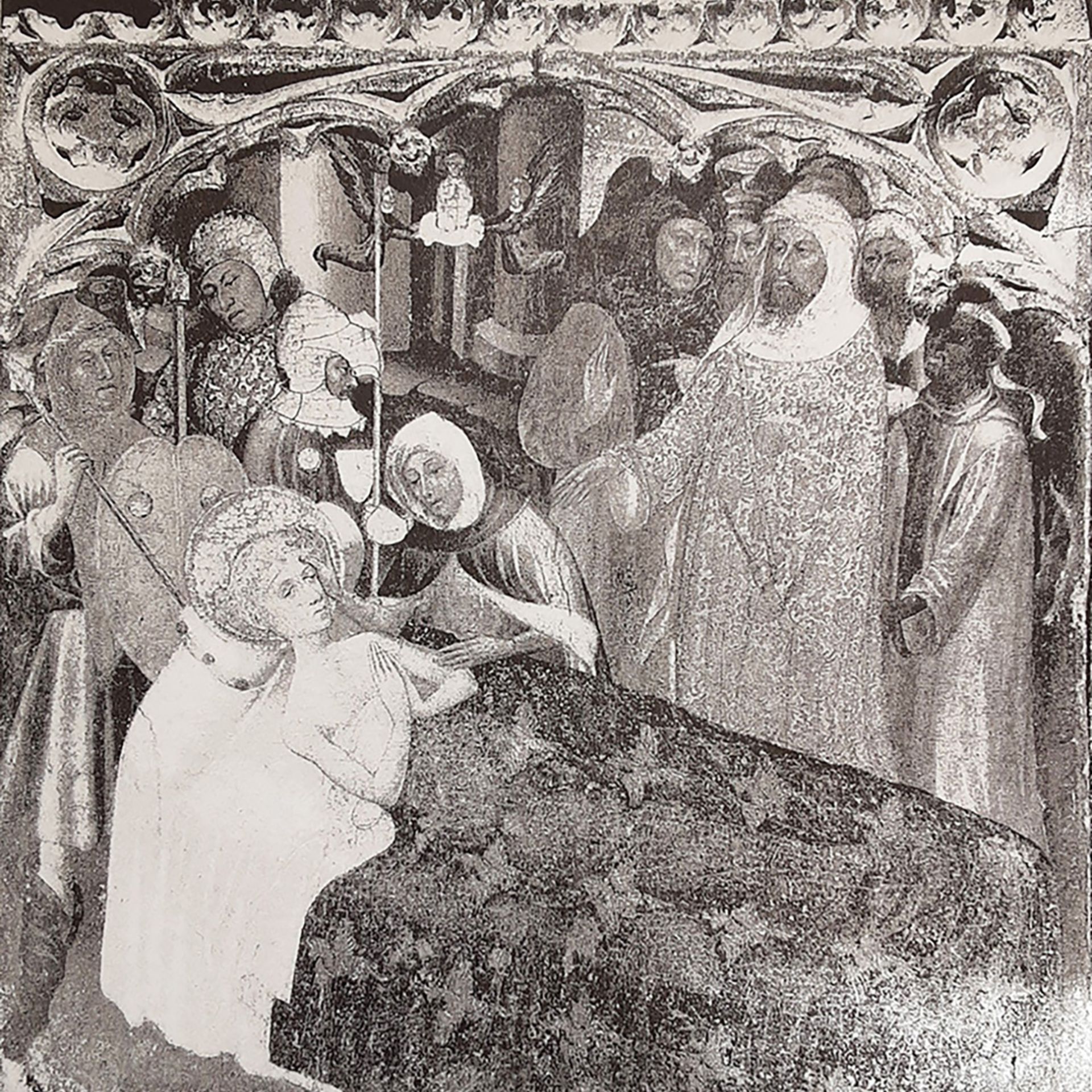 ATTRIBUÉ À MIGUEL ALCAÑIZ (Documenté de 1408 à 1447 à Valence, Barcelone et Majorque) - Bild 3 aus 3