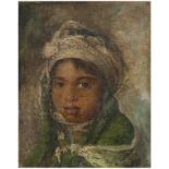 ÉDOUARD VERSCHAFFELT (1874-1955) PORTRAIT D'ENFANT PORTRAIT OF A YOUNG BOY Huile sur toile signée en