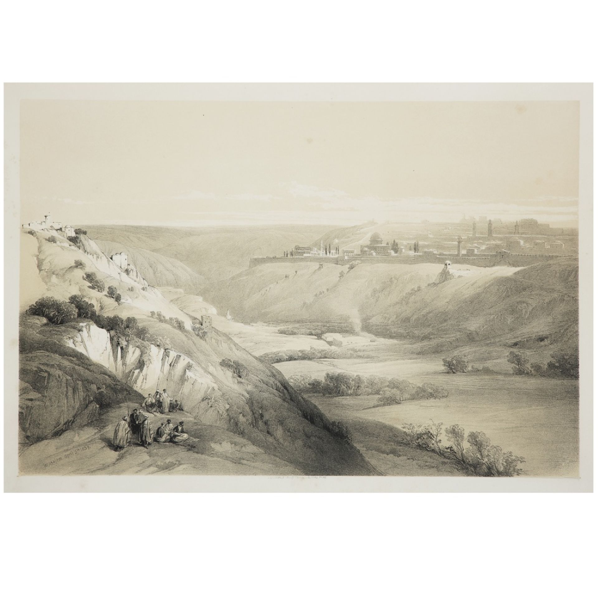 DAVID ROBERTS (1796-1864) SUITE DE DEUX GRAVURES EN COULEURS signées dans la planche, imprimées - Bild 4 aus 4
