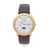 BLANCPAIN VILLERET "DIGNUS EST INTRARE". REF. 6056-3642-53B., VERS 2004 Montre bracelet en or rose