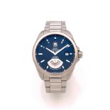 TAG HEUER GRAND CARRERA CALIBRE 6 Montre bracelet en acier. BOITIER : rond. Couronne et fond