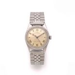 ROLEX OYSTER ROYAL. SHOCK RESISTING. REF. 4444. VERS 1947 Montre bracelet en acier. BOÎTIER : rond