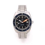 OMEGA SEAMASTER 120M. REF. 166088. VERS 1970 Montre bracelet de plongée en acier. BOITIER :