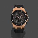 AUDEMARS PIGUET ROYAL OAK OFFSHORE. RÉF. 25940OK Montre bracelet en or rose. BOITIER : tonneau