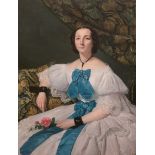 CHARLES PAULIN FRANÇOIS MATET (MONTPELLIER 1791-1870) PORTRAIT PRESUME DE MADAME BARTHOLOMAEI, NEE