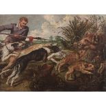 ÉCOLE FLAMANDE DU XVIIE SIECLE, SUIVEUR DE FRANS SNYDERS ET CORNELIS DE VOS LA CHASSE AUX MARCASSINS