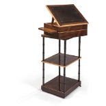 ALPHONSE GIROUX & CIE, TABLE D'AQUARELLISTE, VERS 1825 de forme carrée ; en palissandre, placage