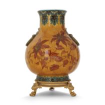 FÉLIX-OPTAT MILET (1838-1911) ET ÉMILE DIFFLOTH (PEINTRE DÉCORATEUR), CIRCA 1875 Vase en faïence