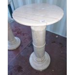 21ST CENTURY MARBLE PLANT STAND 80CM TALL