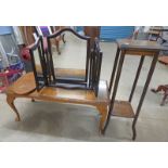 MAHOGANY POTSTAND,