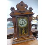 LATE 19TH CENTURY MAHOGANY MANTLE CLOCK BY THE NEW HAVEN CLOCK COMPANY USA Condition