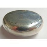 LATE VICTORIAN CIRCULAR SNUFF BOX,