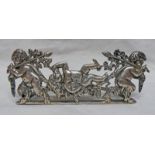 SILVER MENU HOLDER WITH CHERUB DECORATION LONDON 1902 Condition Report: Weight: 45g,