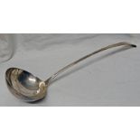 EDINBURGH SILVER SOUP LADLE BY ROBERT GRAY ,