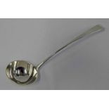 18TH CENTURY SCOTTISH PROVINCIAL SILVER TODDY LADLE BY JAMES ERSKINE ,