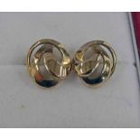 PAIR OF 9CT GOLD EARRINGS 2.